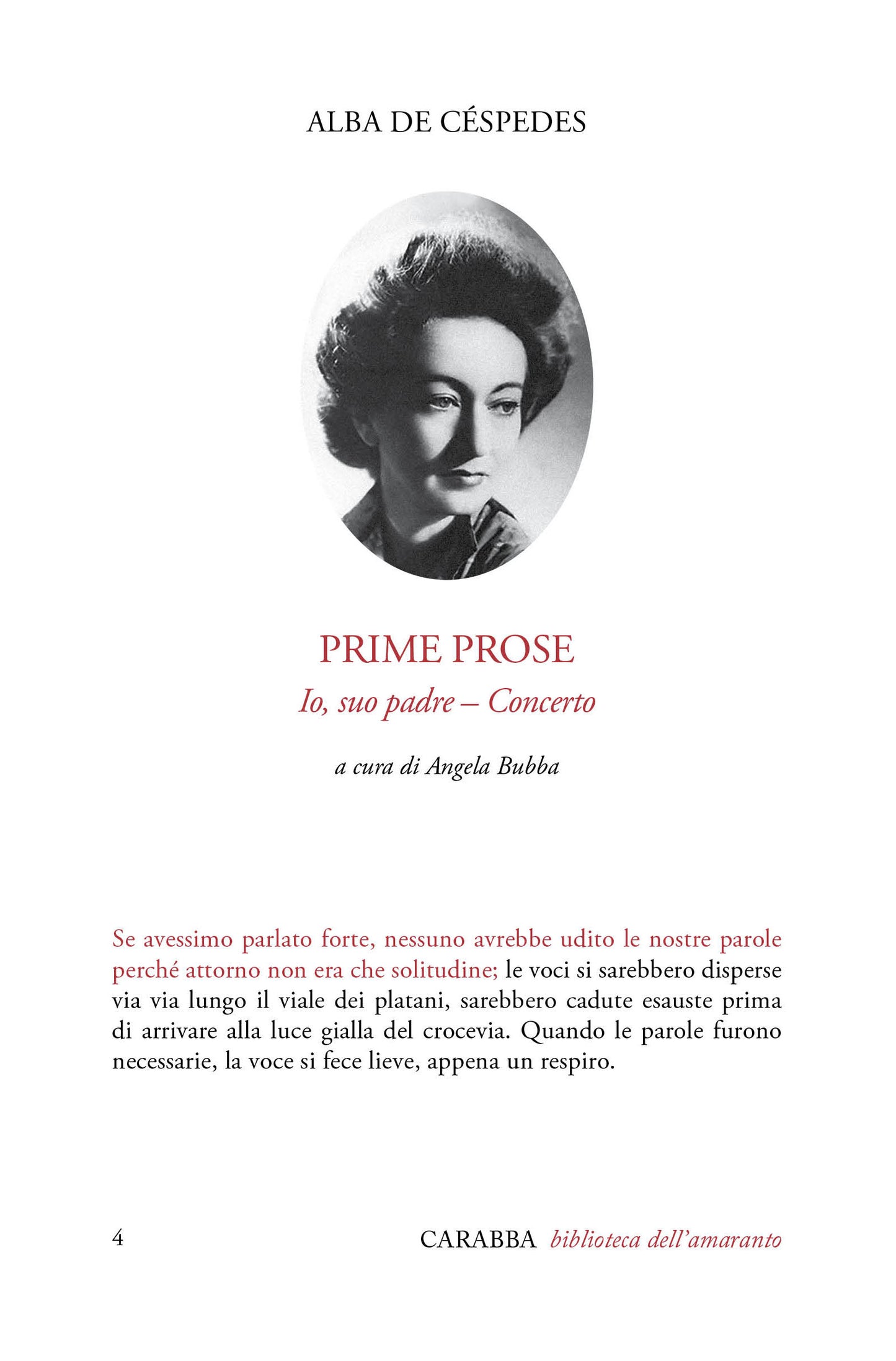 Prime Prose. Io, suo padre - Concerto
