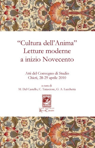 Cultura dell'anima Letture moderne a inizio Novecento