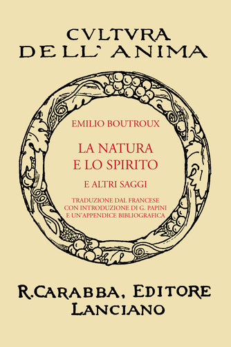 La natura e lo spirito e altri saggi