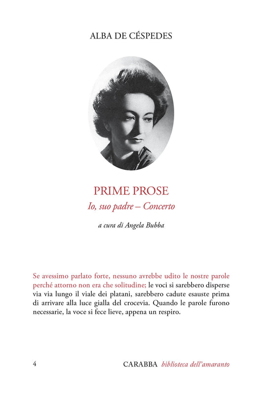 Prime Prose. Io, suo padre - Concerto