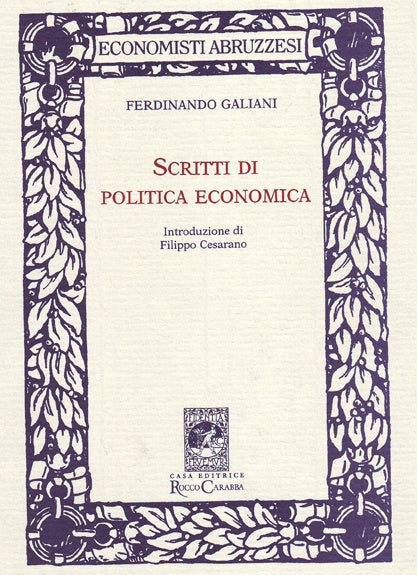 Scritti di politica economica